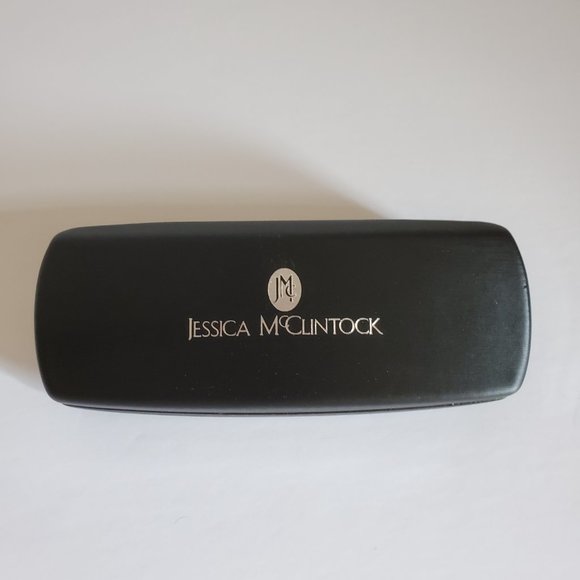 Jessica McClintock Hardshell Eyeglass Cases Black Silver Cream Blue - Picture 2 of 10